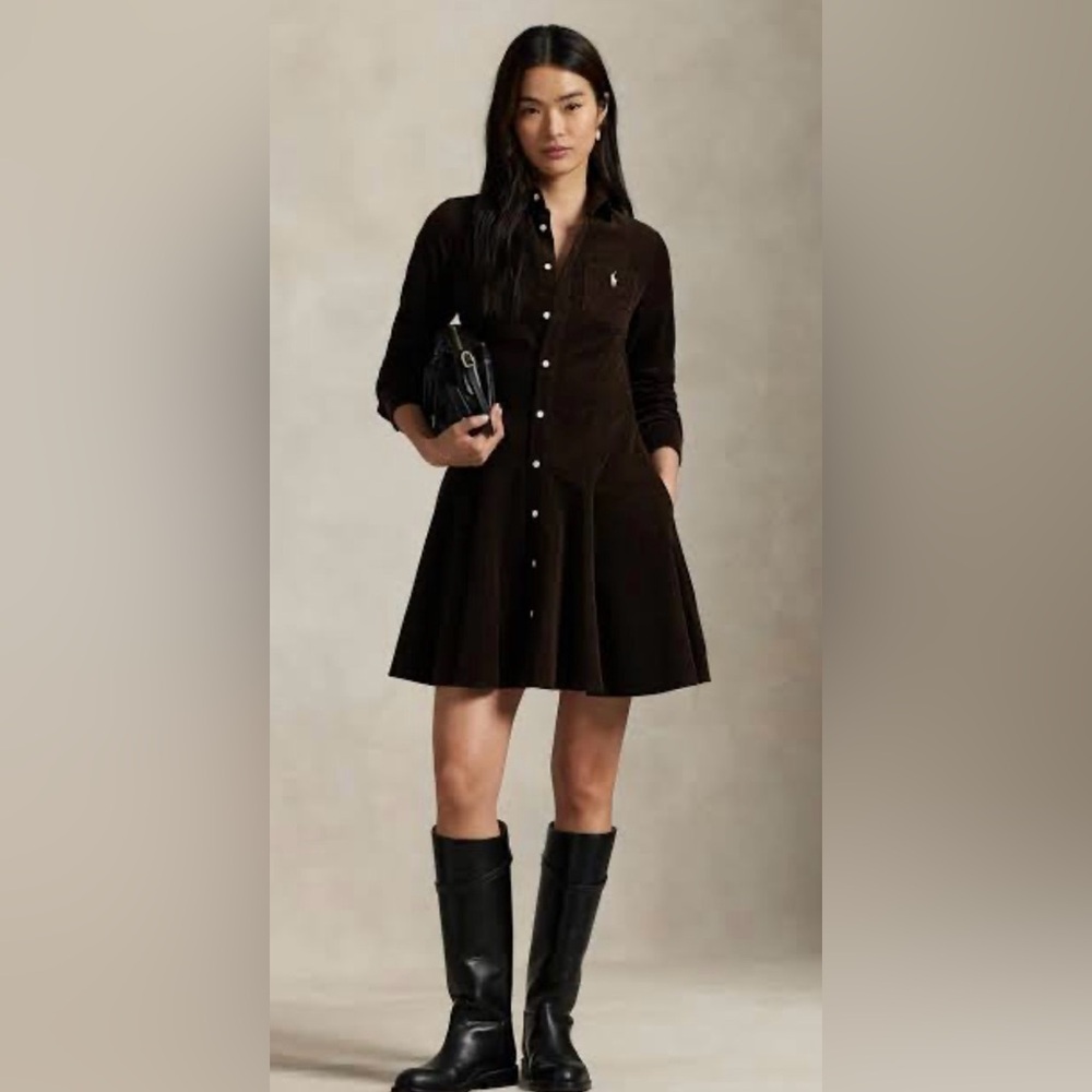 Ralph Lauren Corduroy Dress - Picture 2 of 8